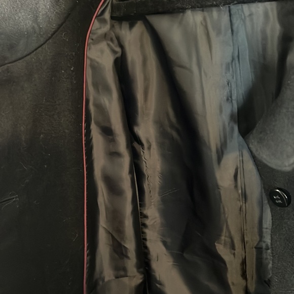 Gallery Woman Wool Extra Long Black Coat New No Tags! Size 3X - Picture 5 of 9